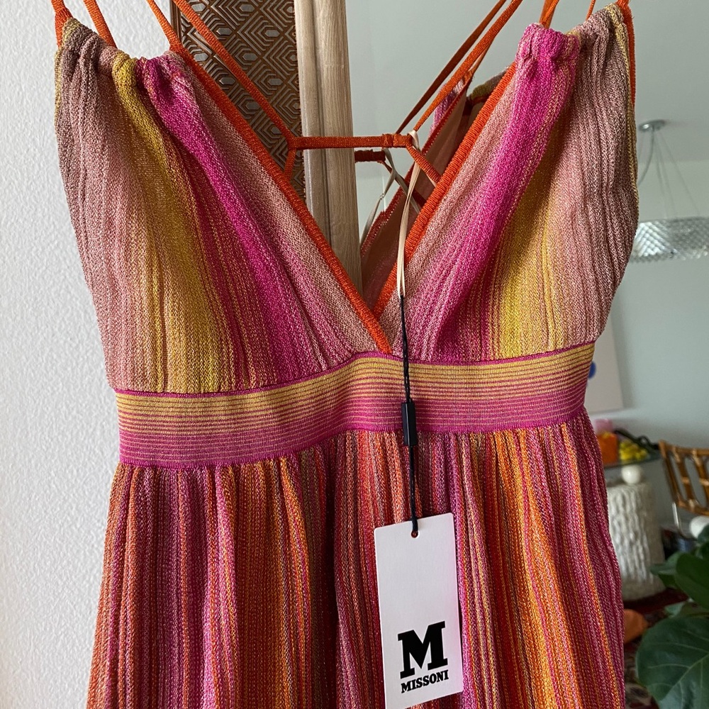 Orange & Pink M Missoni Dress